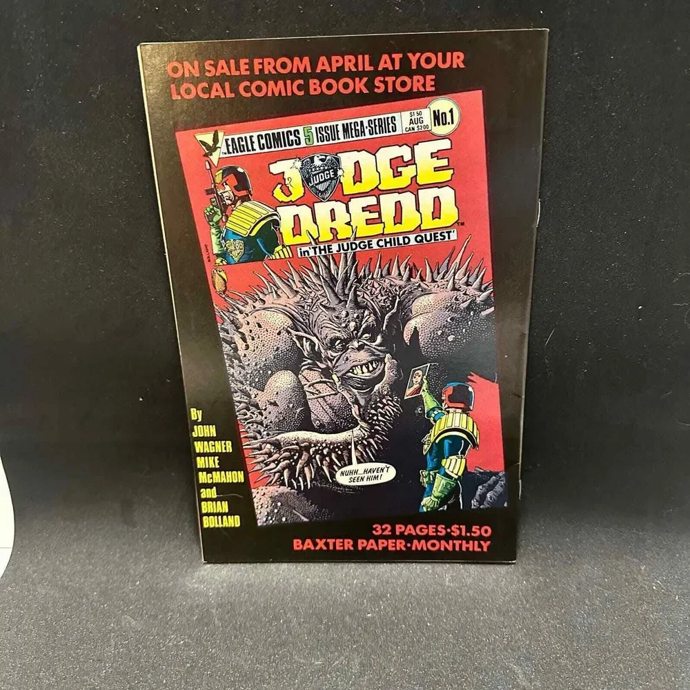 ROBO HUNTER Volume 1 No. 2‎ July 1984 Eagle Comics Magazine Book Vintage